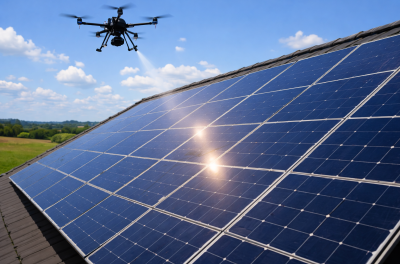 Nettoyage panneaux solaires